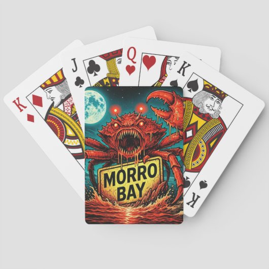 MORRO BAY, CALIFORNIA PLAYING CARDS. トランプ (裏面)