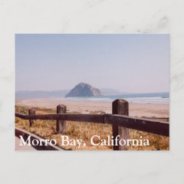 Morro Bay Morro Rock Central Californiaポストカード ポストカード
