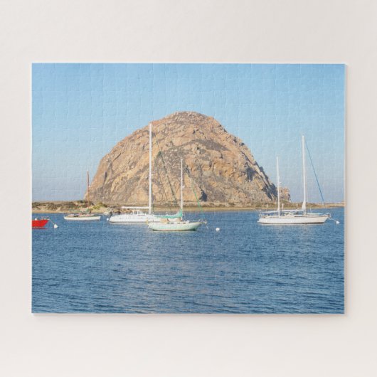 Morro Rock、カリフォルニア州520-pc ジグソーパズル (横)