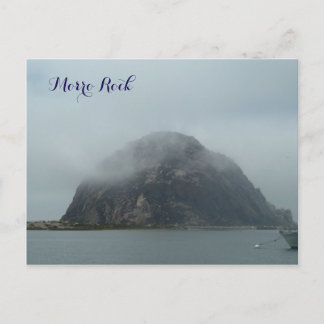 Morro Rock – モーロ湾，カリフォルニア ポストカード