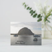 Morro Rock at Morro Bay, CA ポストカード (スタンド正面)