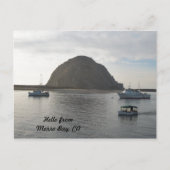 Morro Rock at Morro Bay, CA ポストカード (正面)