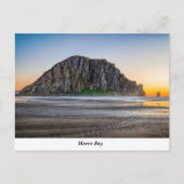 Morro Rock At Sunset Postcard ポストカード (正面)