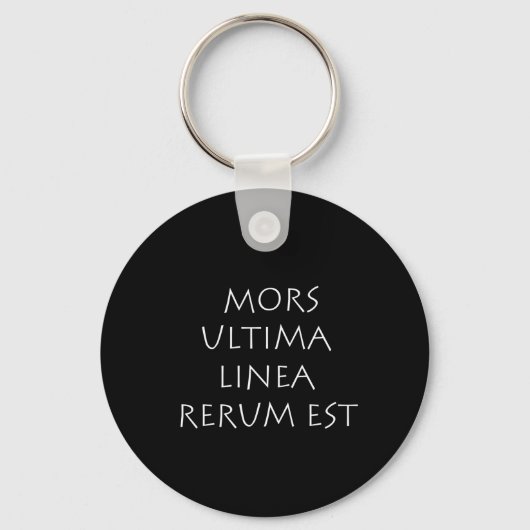 Mors ultima linea rerum est キーホルダー (正面)