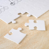 Morseコードツリーバイナリツリー図 ジグソーパズル (側面)