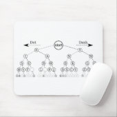 Morseコードツリーバイナリツリー図 マウスパッド (マウス)