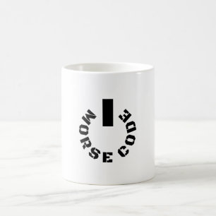 Morseコード搭載 コーヒーマグカップ