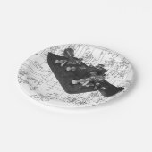 Morseコード無線鍵回路図紙プレート ペーパープレート (アングル)