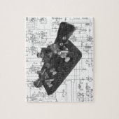 Morseコード無線鍵回路図 ジグソーパズル (縦)