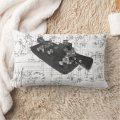 Morseコード無線鍵模式腰枕 ランバークッション (ブランケット)