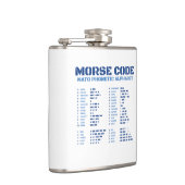 MorseコードNATO発音文字 フラスク (右)