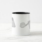 Morse Code Key Mug マグカップ (中央)