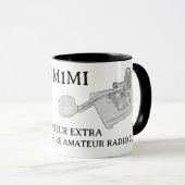 Morse Code Mug マグカップ (正面右)