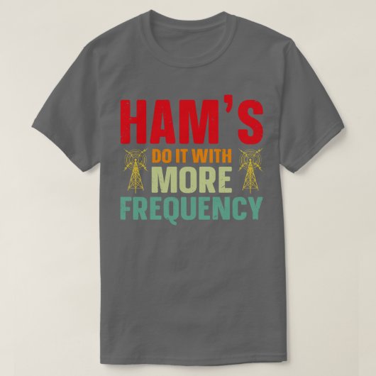 Morse Code Radio Ham Amateur Radio Operator Gift ( Tシャツ (デザイン正面)