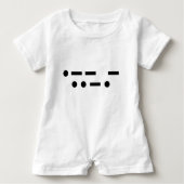 Morse Code wtf Tシャツ (正面)
