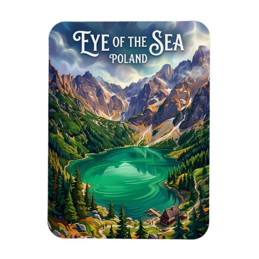 Morskie Oko Poland マグネット (縦)