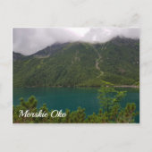 Morskie Oko、Tatra Mountains Polandの湖 シーズンポストカード (正面)