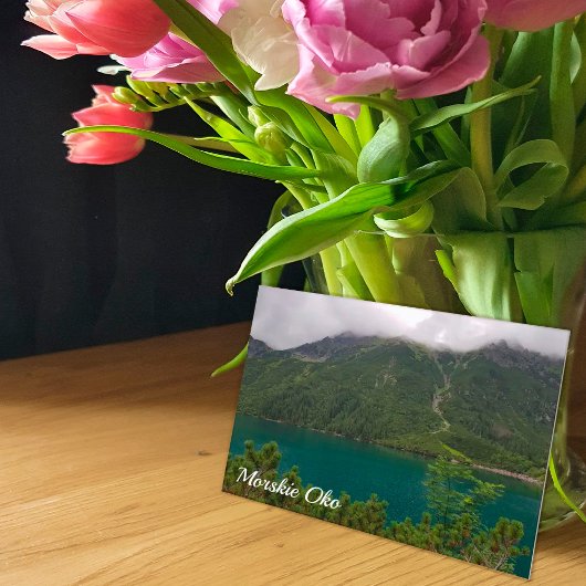 Morskie Oko、Tatra Mountains Polandの湖 シーズンポストカード