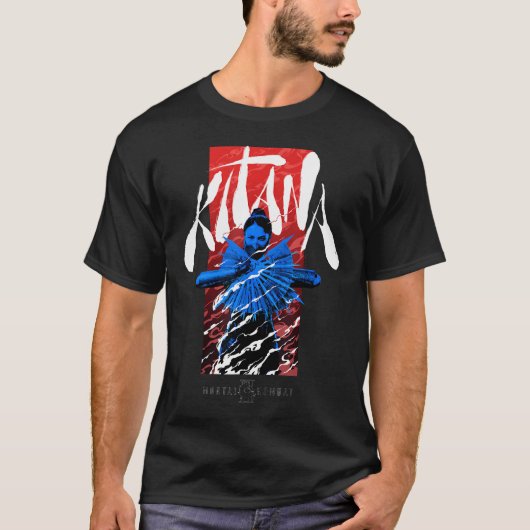 Mortal Kombat 2 キタナ 戦いの準備はできています SLファンへ Tシャツ (正面)