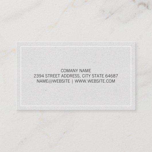 Mortar and Pestle | Pharmacist | Medicine Logo 名刺 (裏面)