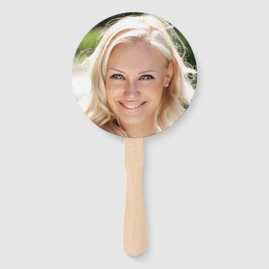 Mortarboardスクリプト編集可能なカラー大学院の写真 ハンドファン (裏面)