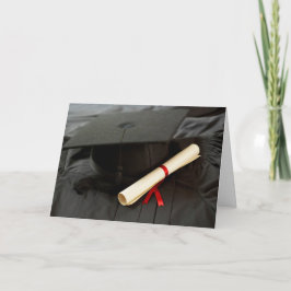 Mortarboard、ディプロマ、ガウン卒業カード カード