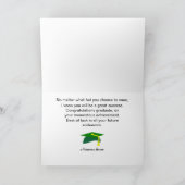 Mortarboard Caps Sgariteカラフルカード カード (内部)