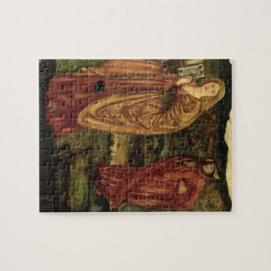 「Morte d'Arthur」のからのマーリンそしてNimue、1861年 ジグソーパズル (横)