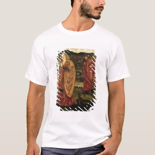 「Morte d'Arthur」のからのマーリンそしてNimue、1861年 Tシャツ (正面)