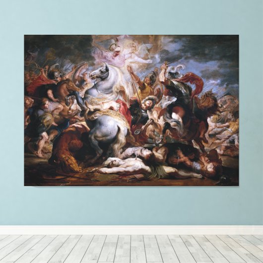 Morte di Decio Mure (Bozzetto) by Peter Paul Ruben キャンバスプリント (インサイチュ (ウッドフロア))