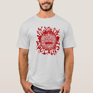 Mortem Apocalypsiの記章のワイシャツ(赤い) Tシャツ