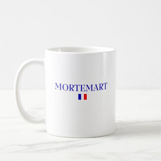 MORTEMARTフランス コーヒーマグカップ (左)