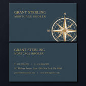 Mortgage Broker Nautical Compass  名刺