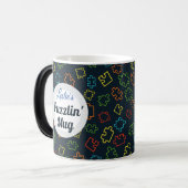 MORTHINGカッコいいおもしろい「(名前)パズリンのマグ」 モーフィングマグカップ (正面左)