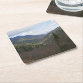 Morton Overlook at Great Smoky Mountains スクエアペーパーコースター (アングル)