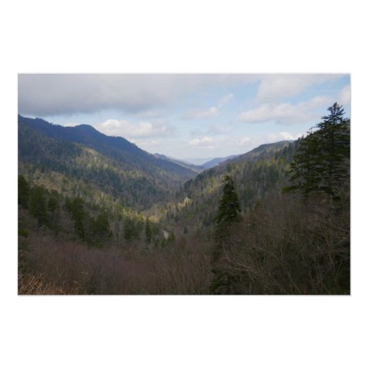 Morton Overlook at Great Smoky Mountains ポスター (正面)