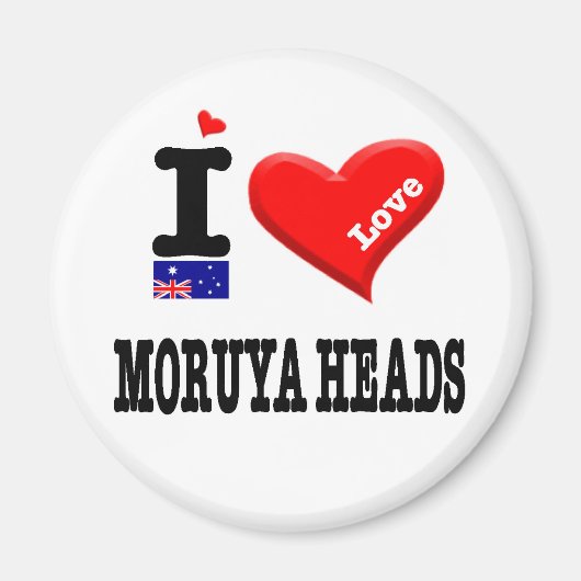 MORUYA HEADS – 大好き マグネット (正面)
