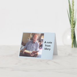 Mory.からのノート カード