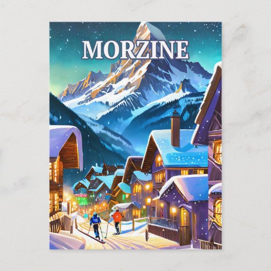 Morzine, bijou des Alpes françaises ポストカード (正面)