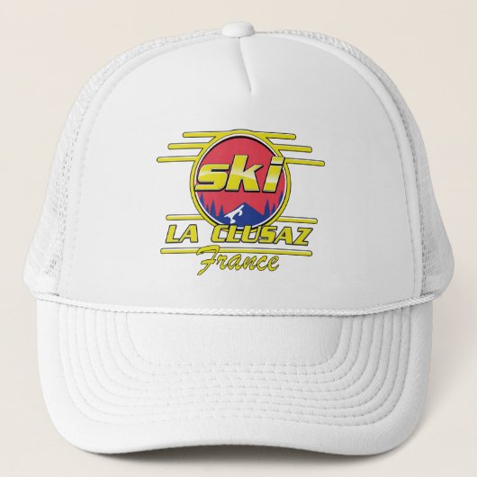 Morzine France Ski 80sロゴ キャップ (正面)
