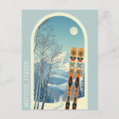 Morzine France ski Postcard ポストカード (正面)