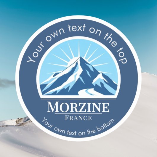 Morzine France ski resort シール