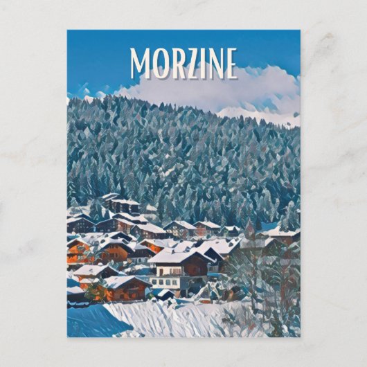 Morzine Station de ski  ポストカード (正面)