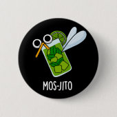 Mos – 持統モジおもしろいトドリンクPun Dark BG 缶バッジ (正面)