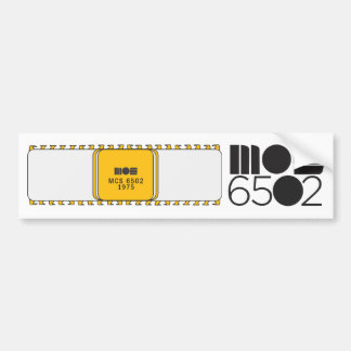 MOS 6502バンパーステッカー バンパーステッカー