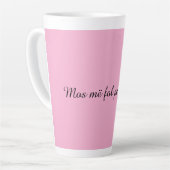 Mos më fol pa pi kafen” Funny Albanian Coffee Mug カフェラテマグ (左アングル)