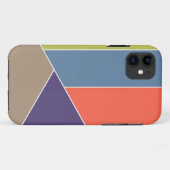 MOSAICストライプ三角形の色I +あなたのアイディア Case-Mate iPhoneケース (裏面(横))
