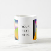 MOSAICストライプ三角形のIIとアイディア コーヒーマグカップ (中央)