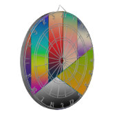 MOSAICストライプ三角形のIIとアイディア ダーツボード (正面左)