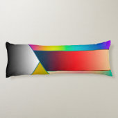 MOSAICストライプ三角形のIIとアイディア ボディピロー (裏面)